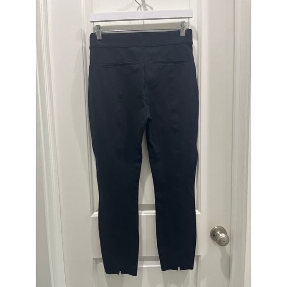 Spanx Black Cropped Legging Faux Trouser Pants Sz M - Picture 4 of 6